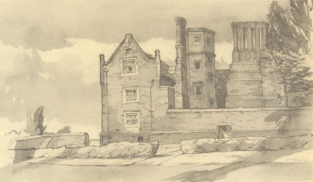 BARKING. Eastbury House. London. By WP Robins 1947 old vintage print picture